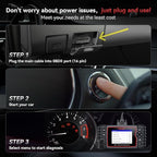 iCarsoft E660 2025 Version 4 Systems OBD2 Scanner, ABS SRS Engine Transmission Car Code Reader with 6 Reset Service Clear Fault