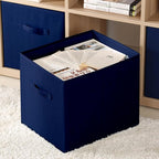 EBIGIC Storage bins collapsible storage bins,cube storage organizer （Pack of 3） 10.5 * 10.5 * 11inch，For home and office Coll