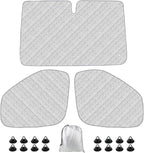 Mercedes Sprinter Sun Shade 2006-2019 | 3-Piece Van Window Covers with Thermal Insulation & UV Protection | Car Window Shades (Front Windshield & Side Covers)