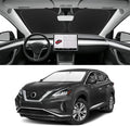 Custom Fit Windshield Sun Shade for Nissan Murano 2015-2024, Blocks UV & Heat, Front Window Sunshade Accessories, Easy Fold & Store Keep Your Car Cooler