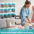 Unittype 20 Set Pegboard Organizer Accessories Peg Boards Jars with Lids Plastic Pegboards Bins Storage Containers Clear Peg 