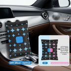 Car Dehumidifier Bags, 4 Pack Reusable Silicone Desiccant Bag with Color Indicator Silica Gel Packets for Windshield Fog &