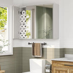 DICTAC Bathroom Medicine Cabinet with Mirrors 31.5x23.62 Inch Storage Cabinet with Mirror Wall Mounted Bathroom Mirror with A