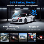 360 Degree View 4 Channel Mirror Dash Cam Detached Camera for Cars，Dash Cam Front and Rear Side(Left,Right),12'' Rear View Mi