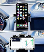 iJDMTOY Dashboard Direct Clip-On Mount Phone Gravity Holder Compatible with Porsche 2016-2017 Cayenne (Won't Occupy Air Vent Opening)