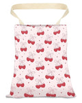 Car Trash Can, Durable Hanging Car Trash Garbage Bag, Cute Automotive Garbage Cans Organizer, Cute Pink Strawberry Bow