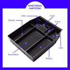 2024 2025 F150 Console Tray Center Console Organizer Tray for 2025 2022 2023 2024 Ford F150 Raptor Center Armrest Storage Box for Ford F150 2022 Accessories Armrest Storage Box((See Picture 2 & 3))