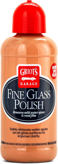 Griot's Garage Fine Glass Polish, Car Window, Windshield Polishing Cleaner for Automotive and Home, Removes Stains and Water Spots, 11017, 16 oz