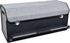 XCF SUV Trunk Organizer, Collapsible Car Trunk Organizer with Lid and Sturdy Handle Car Trunk Leather Storage Box SVU Cargo S
