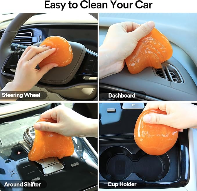 PULIDIKI Car Cleaning Gel for Car Cleaning Putty Car Putty Auto Detailing Tools Car Slime Cleaner Dust Cleaning Gel for Car I
