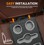 Car Cup Holder, Back Seat Cup Holder for Car, Truck Bed Organizer Boat Couch Bottle Holder Tray Expander Automotive Rear Seat