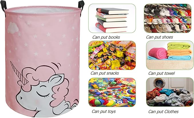 Round Laundry Basket Storage Bins Nursery Hamper Gift Baskets for Home,Office,Home Decor