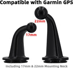 Friction Mount for Garmin GPS Vehicle Truck RV Navigator Portable NonSkid Beanbag Dashboard Mount Holder for Garmin Drivesmart Nuvi Drive Dezl Zumo Driveassist DriveLuxe StreetPilot 17mm&22mm