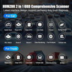 Heavy Duty Truck Scanner, NC610 Diesel Diagnostic Scan Tool for Cummins, Detroit, Freightliner, International, Paccar, 2 in 1