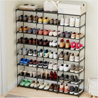 SMILHELTD Large Shoe Rack Shoe Storage Organizer for Entryway Heavy Duty Free Standing Shelves Space Saving for Sneakers Hall