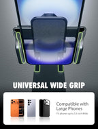 Bracketron Cup Holder Phone Mount for Car - TripGrip 2-in-1 Expandable Phone Holder with 360° Rotation & Ultra Stable Folding Support Legs, Fits Devices up to 3.5"