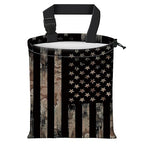 Car Trash Bag Large Hanging Can for Back of Seat, Cute Waterproof Car Garbage Bag for Vehicle, Travelling, Outdoor Cool American Flag