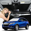 Windshield Sunshade for Honda HR-V 2016-2022 Sun Shade Car Windshield Accessories Upgrade 4 Layers Blocks UV Rays Custom Fit HRV Car Window Shades Front Windshield Keep Cool Foldable