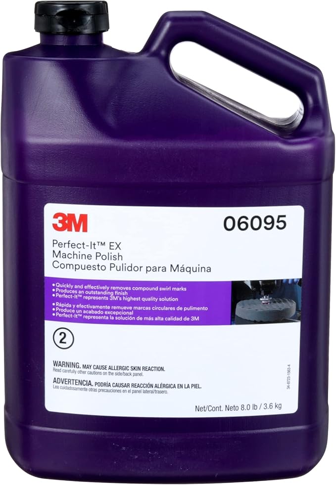 3M Perfect-It EX Machine Polish, 06095, High Performing, 1 gal (8.6 lb)