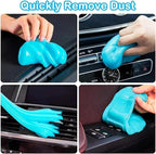 Car Wash Interior Cleaning Gel Slime - Magic Remover for Vents & Machines - Effective Dirt Cleaner & Detailing Tool