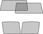Car Window Shades for Toyota RAV4(2013-2018),4 Pack Car Window Cover for Baby Sun Shade Blocker Breathable Mesh,Reduce UV Rays & Heat Insulation Privacy Protection for Camping, Travel, Sleep