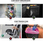 Car Seat Back Organizer Tablet Holder, Vehicle Front Seat, Personal Travel Storage Bag For Adults & Kids Car Accessories Interior & Travel Essentials(Grey)