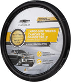 Plasticolor 006788R01 Chevrolet Silverado 2500HD and 3500HD Gray Bowtie Logo Steering Wheel Cover