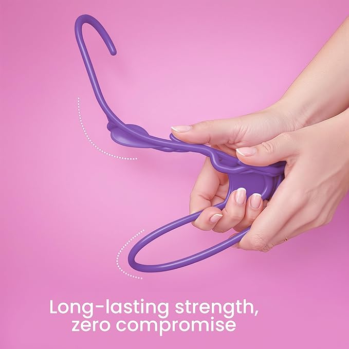 Utopia Home Plastic Hangers 50 Pack - Perfect Space Saving Clothes Hanger - Durable and Strong - Perfect Closet Organizers wi