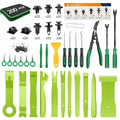 GOOACC 200Pcs Trim Removal Tool, Auto Push Pin Bumper Retainer Clip Set Fastener Terminal Remover Tool Adhesive Cable Clips R