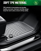 VIWIK Floor Mats for Toyota Camry 2018-2024 (Not for Hybrid), Car Mats All Weather Protection Custom Floor Liners Front & Rear, Car Accessories for 2018-2024 Camry Odorless Non-Slip