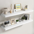 Dreamland White Floating Shelves 48 Inch Long,8 Inch Deep Floating Shelves,48" W x 8" D Wall Shelves for Bedroom,Living Room,