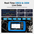 BLCKTEC 460T OBD2 Scanner Car Code Reader Engine ABS SRS Transmission Diagnostic Tool, 12 Reset Services,