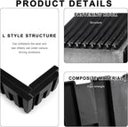 4PCS Multipurpose Cargo Organizer Blocks, Plastic Car Trunk Storage Organizer Blocks Used with Wool Carpet, Adjustable Trunk Divider