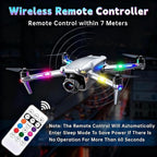 Upgraded 4-lamp high-Brightness 8-Group Wireless LED Warning Strobe Lights |8 Colors, Waterproof Lights with Remote Control| Wireless led Strobe Lights for Cars, Motorcycles, Bicycles and Drones (8)