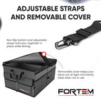 FORTEM Trunk Organizer For SUV Car Trunk Organizer, Foldable Storage, Car Accessories for Women Men, Collapsible Bag, Perfect C