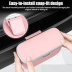 UYYE Car Trash Can, Car Garbage Bin with Lid & Handle - Leak-Proof Mini Trash Can for Car, Truck, SUV - Essential Car Accessories for Organization (Pink)