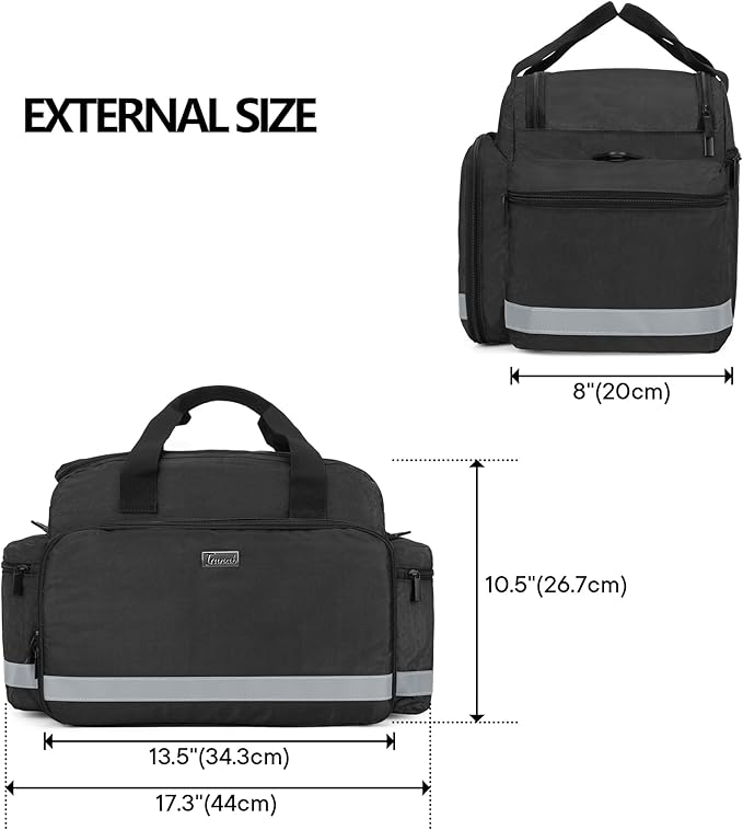Trunab Home Health Nurse Bag Medical Bag Organizer with Handle and Shoulder Strap for Home Visit, Travel, Nursing Student