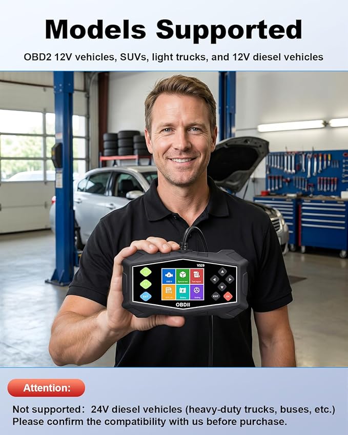 OBD2 Scanner Diagnostic Tool, ZEXMTE Professional OBD2 Scanner with Data Stream, Mode 6, Mode 8 & I/M Readiness, Enhanced Code