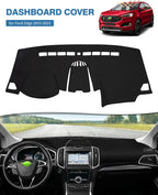 FIILINES Dash Cover for Ford Edge 2015-2025, Dashboard Cover Edge Accessories Dashboard Mat Sunshade Nonslip Mesh Protector N