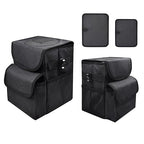 Car Trash Can，Two-Pack Large and Small Combination Hanging Detachable Foldable Car Trash Can，100% Waterproof Suitable for SUV, Sedan, Truck Multi-Purpose Storage Box