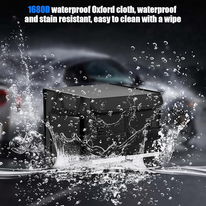 Car Trunk Organizer, Collapsible Multi Compartment Waterproof Sturdy Vehicle Trunk Container Box, Sturdy Automotive Interior S