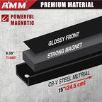 AMM 8PCS Magnetic Tool Holder Strip, 12" Heavy Duty Tool Organizer Magnetic Strip with Mounting Screws, Tool Magnet Bar for T