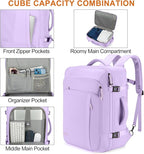 Lumesner Carry on Travel Backpacks, Extra Large 40L Flight Approved Bag for Men & Women,Expandable Suitcase Backpack With 4 P