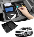 Center Console Hidden Box Organizer Compatible with Honda 2023-2025 2026 Pilot & 2024-2026 Passport & 2024 2025 Ridgeline Interior Accessories Insert Armrest Hidden Organizer Tray