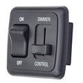 RV 12V DC Toggle Switch with High Side Dimmer Control for LED, Halogen, Incandescent - RV, Auto, Truck, Marine, and Strip Lighting