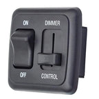 RV 12V DC Toggle Switch with High Side Dimmer Control for LED, Halogen, Incandescent - RV, Auto, Truck, Marine, and Strip Lighting