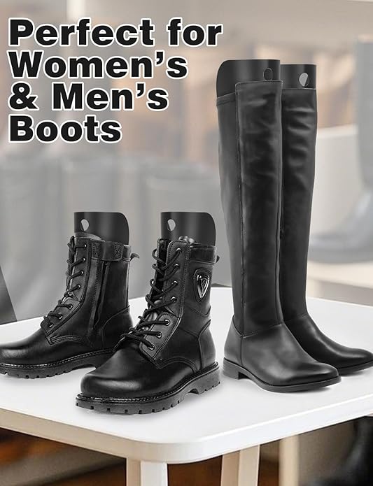 Mellbree Boot Shapers for Tall Boots, 12 Piece (6 Pairs) Boot Stand Up Inserts 14 Inches Boot Shaper Form Inserts for Men and