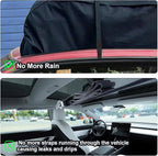 6pcs Rooftop Cargo Tie Down Hook Straps, Car Roof Cargo Carrier Door Hooks Car Door Hook Straps, Attaches to Car Door Frame, Car Door Cargo Hooks for Most Cars, Strapping Any Car Roof Luggage