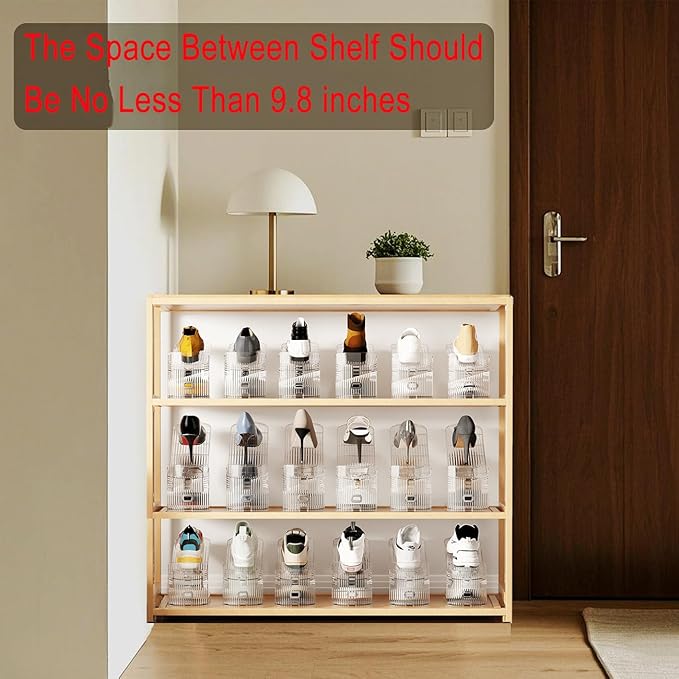 Shoe Slots Organizer for Closet 20PACK Shoe Stacker Adjustable Shoe Slots Organizer Shoe Space Savers Double Layer Stack Shoe