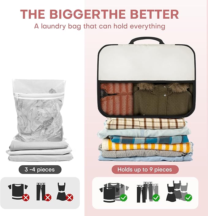 SDGFUI 8 PCS Compression Packing Cubes for Travel Women, Compression Bags Organizer for Luggage Space Saving Travel Essential